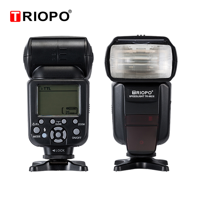 Triopo TR-982III TR-982 III Flash Speedlite HSS Multi LCD Wireless Master Slave Mode Flash Light For CANON NIKON DSLR Camera
