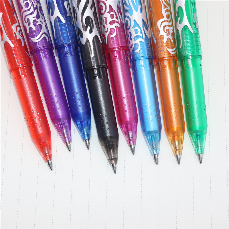 Creative Erasable Ballpoint Pens Temperature Control Colored Pens for School Supplies Office Writting Novelty Item Stationery