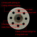 10pcs/5pcs Dremel Diamond Cutting Disc Grinding Wheel Saw Cutting Abrasive Disc For Dremel Rotary Tools Accessories with Mandrel