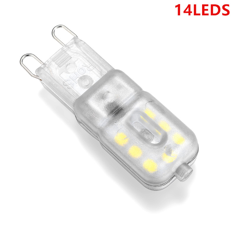 10X NEW g9 14LEDS 22LEDS 32LEDS AC220V 230V 240V G9 lamp Led bulb SMD2835 LED High Quality Chandelier Light Replace Halogen Lamp