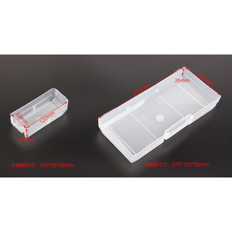 tool box Plastic parts box drawer type parts Storage box Wall-mounted classification electronic component box high quality