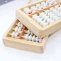 OOTDTY New Solid Wood Structure Office Abacus Mathematics Teaching Early Education Tool