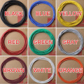 30AWG 28WAG 26AWG Silicone Gel Rubber Wire Flexible Cable High Temperature Insulated Copper Ultra Soft Electron DIY Line Color