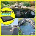 4 Sizes Thicken HDPE Waterproof Liner film Fish Pond Liner Garden Pool HDPE Heavy Duty Guaranty Landscaping Pool Pond Liners