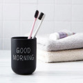 Colorful Simple Portable Bathroom Toothbrush Circular Cup Drinking Cup Simple Plain Cup Couple Tooth Cup Good Morning H0412