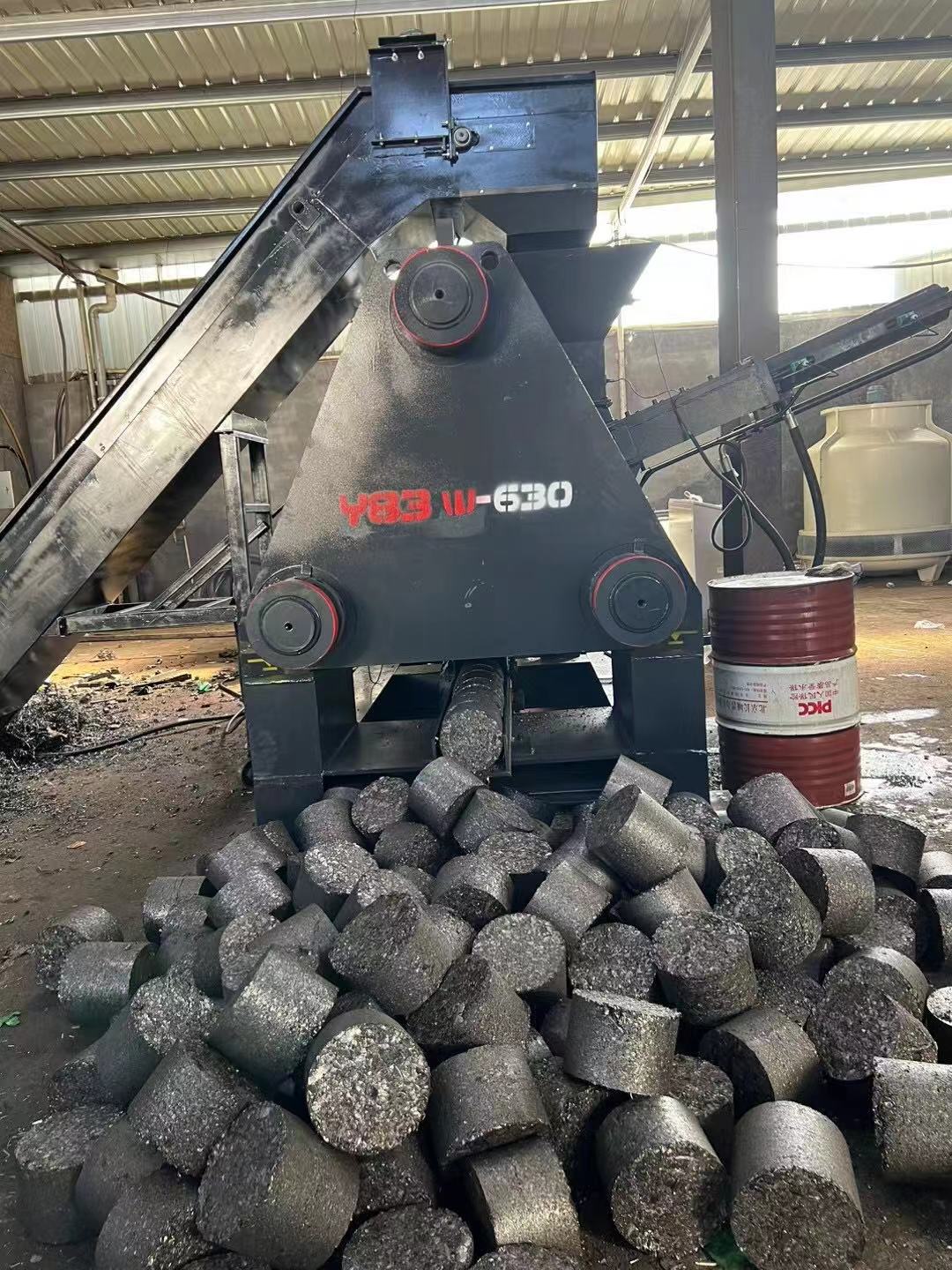 aluminum briquette press machine