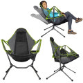 Outdoor Ultralight Chair Camping Swing Luxury Recliner Relaxation Swinging Comfort Lean Back Outdoor Folding Chair 60x17x17cm TB