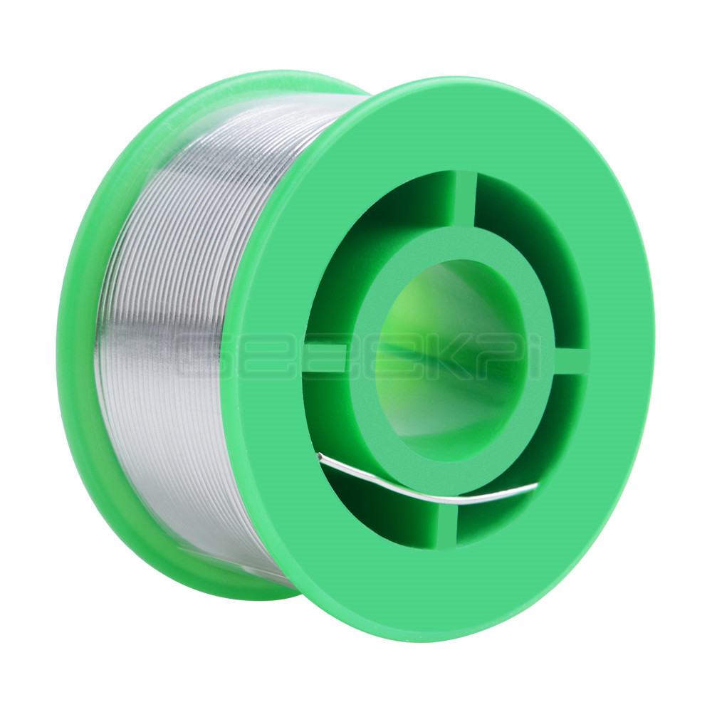 GeeekPi 100g 0.8mm 1mm Tin Lead Rosin Core Solder Wire which contains 0.3% silver forcircuit board, DIY