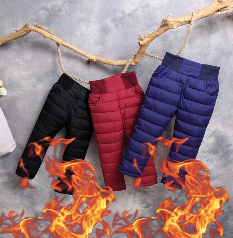CROAL CHERIE Winter Pants For Kids Thick Long Pants Girls Leggings Children Clothing Girls Boys Pants Trousers