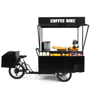 Mobile Adult Electric Tricycle Cargo Bike Bicycle Fast Food Cart Vending Car on Street