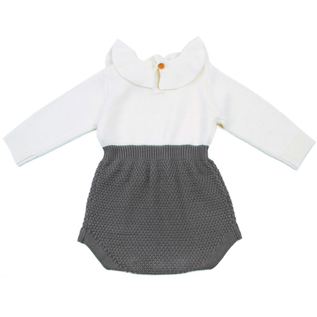 2019 Autumn Winter Newborn Baby Clothes Infant Toddler Girl Sweaters Rompers Wool Knitting Long Sleeve One-piece Outfits 0-24M