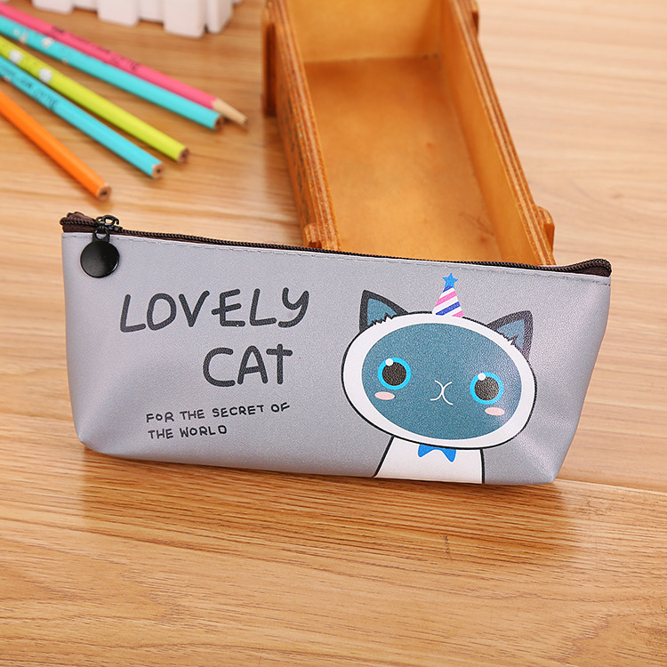 Kawaii Cat School Pencil Bags Cute Waterproof Pencil Case For Girls Kids Gift Korean Stationery Office School Supplies