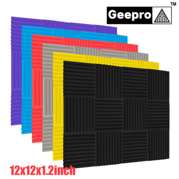 Geepro Soundproofing Panel Studio Acoustic Panel Soundproofing Foam Panel 300x300x25mm Soundproof Absorption Treatment Panel