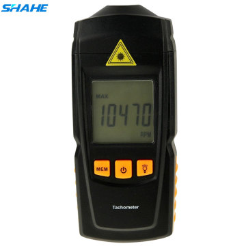 SHAHE Digital Tachometer Electronic Tachometer with Laser Point Speed Measuring Instruments