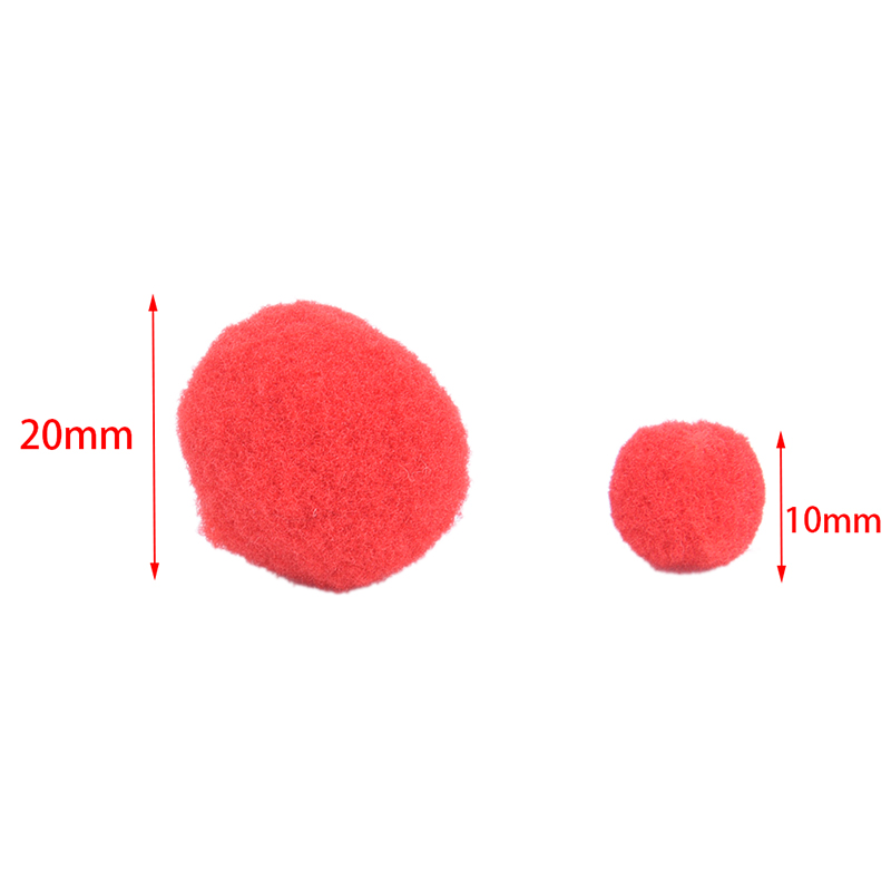 100Pcs/lot 10/20mm DIY Soft Pompoms Balls Kids Toys Wedding Decoration Round Felt Balls Pom Poms Craft Sewing Accessories