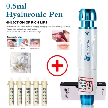 0.5ml Mesotherapy Gun meso thesera pen Non Invasive Wrinkle Removal Atomizer Nebulizer lip dermal filler injector hyaluronic pen
