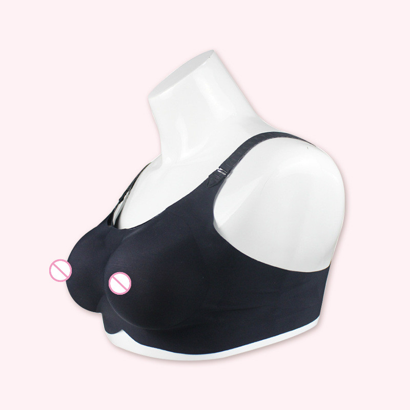 Silicone Fake Breasts Crossdresser Silicone Breast Form Chest Prosthesis Fake Boobs for Male Female Bra with Silicone Breat Form