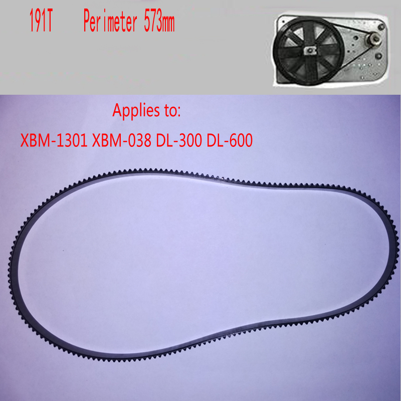 1pcs bread machine belts 191T Perimeter 573mm Bread Maker Parts Breadmaker Conveyor Belts