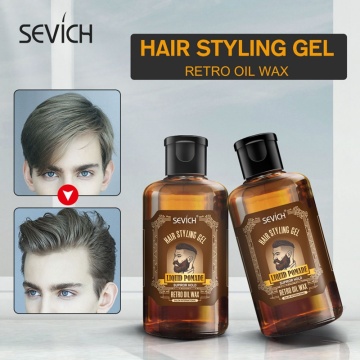 Sevich Long lasting 200ml Mens Hair Pomade Gel Hair Styling Products Salon Liquid Retro Hair Wax SUPERIOR hold retro oil wax