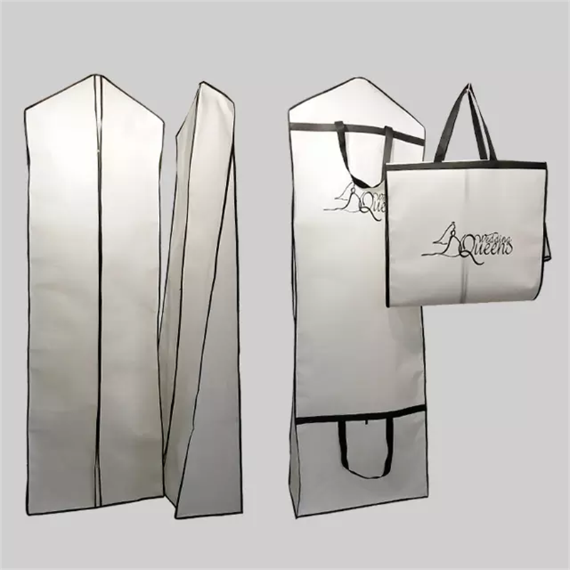 HOT New Thick Non Woven Material Large Size For Wedding Evening Dress Dust Cover Protector Bag Dustproof Accept Printing LOGO