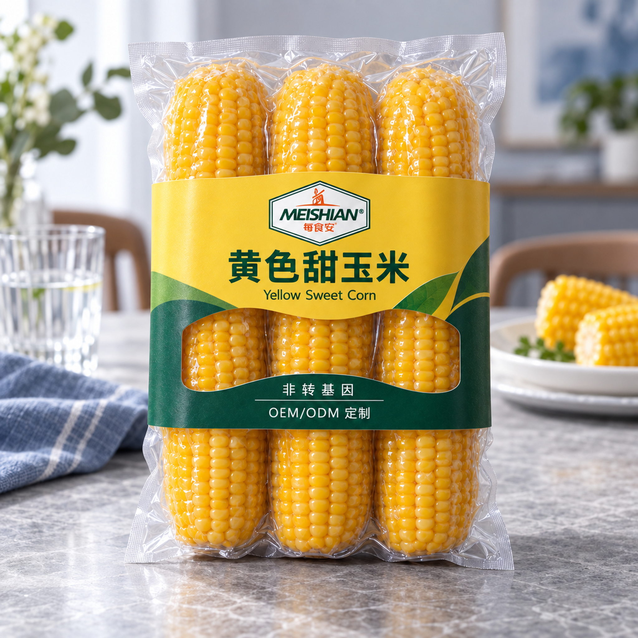 Non-GMO Sweet Yellow Waxy Corn Custom OEM ODM4