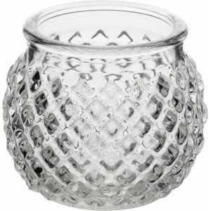 Household glass storage jar