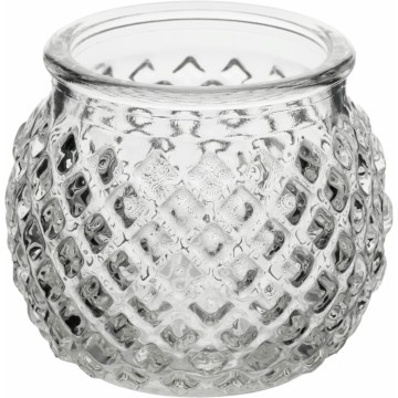 Household glass storage jar