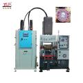 Vertical Injection Rubber Logo Making Machine
