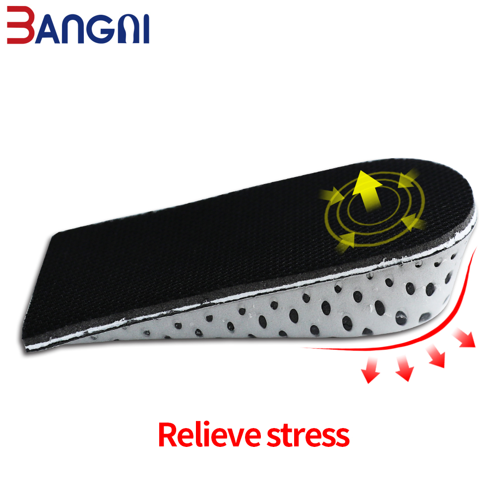 3ANGNI 1 Pair EVA Breathable Memory Foam Soft Height Increase Insoles For Shoes Men Women Lifts Insert Pad Taller High Insoles