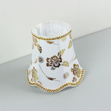 Gold color Mini table lampshade, Fabric lamp shades covers for wall lamp, E27 hole 4.2cm