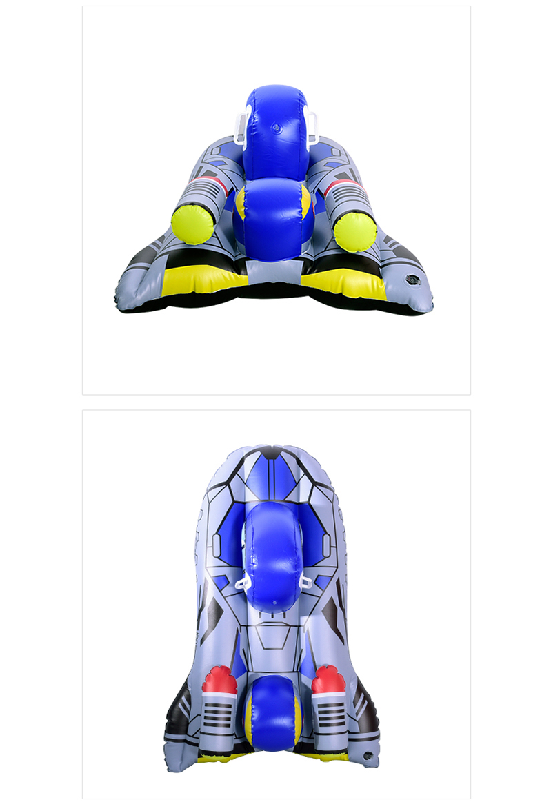 Sled Toys Durable Toboggan Inflatable Spaceship Snow Sleds 10