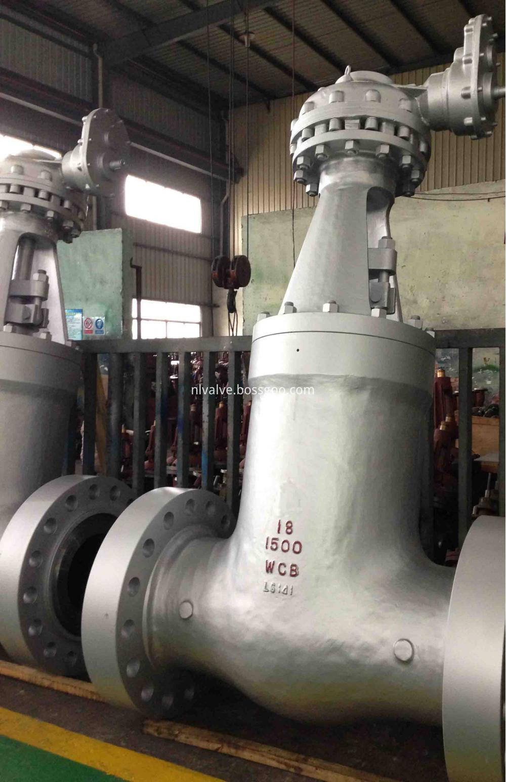 Class 1500 Pressure Seal Gate Valve With Flange Ends