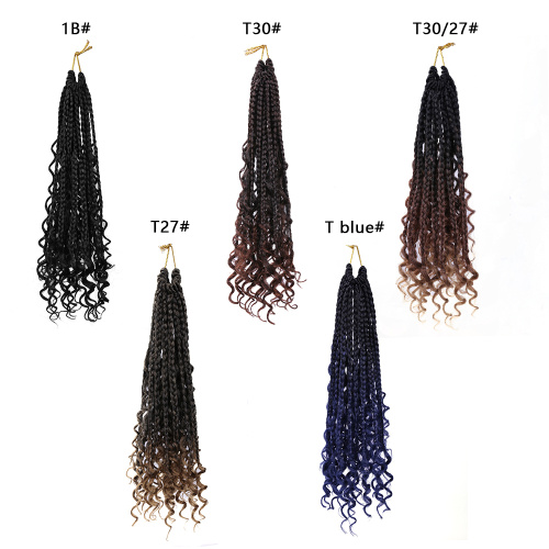 Goddess Messy Box Braids Crochet Bohemian Hair Extension Supplier, Supply Various Goddess Messy Box Braids Crochet Bohemian Hair Extension of High Quality