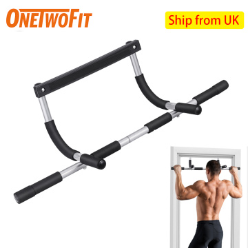 ONETWOFIT Pull Up Bar Wall Chin Up Bar Horizontal Bar Doorway Trainer Fitness Equipment for Home Gym Workout Deporte en Casa