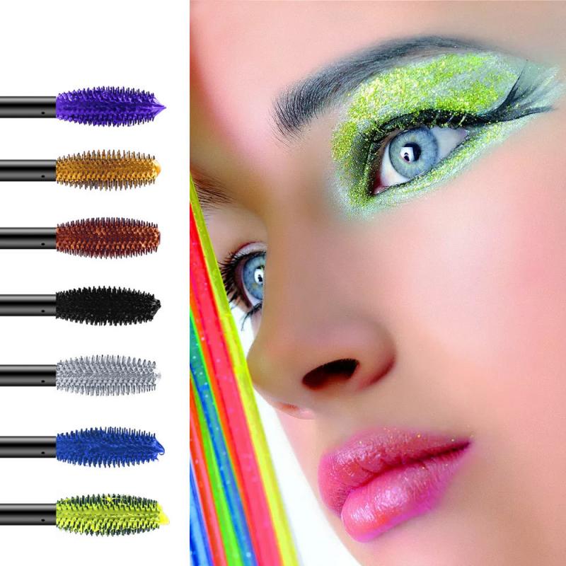 Liquid 7 Color 4d Silk Fiber Eyelash Mascara Lash Extension Waterproof Thick LengtheningMascara Rimel Make Up Cosmetics TSLM1