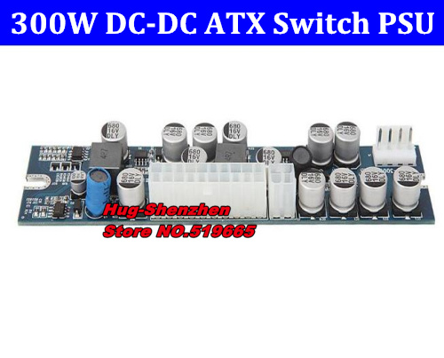 300W DC 12V ATX Peak PSU Pico ATX Switch Mining PSU 24pin MINI ITX DC to Car ATX PC Power Supply For Computer