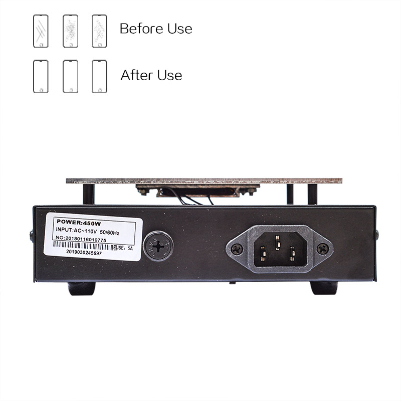 110V US / 220V EU LCD Screen Separator Heating Platform Plate Glass Removal Phone Repair Machine Auto Heat Smooth Plate Station
