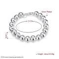 Brand Jewelry 925 Silver Jewelry 10mm Beaded Bracelet Bangles For Women High Quality Fashion Mens Silver Cuff Bracelet