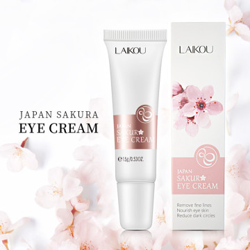 15g Anti Wrinkle Anti-aging Eye Cream Sakura Extract Remove Dark Circles Puffiness Anti Wrinkles Eye Bags Eyes Cream TSLM1