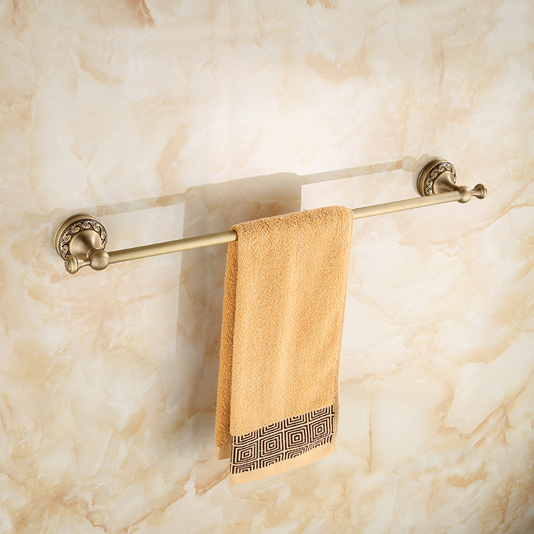 700Brass Single Towel Bar, Double Towel Bar, 45cm, 50cm, 60cm, Bathroom Shower Organization Hanger Holder for Bath / Hand Towel