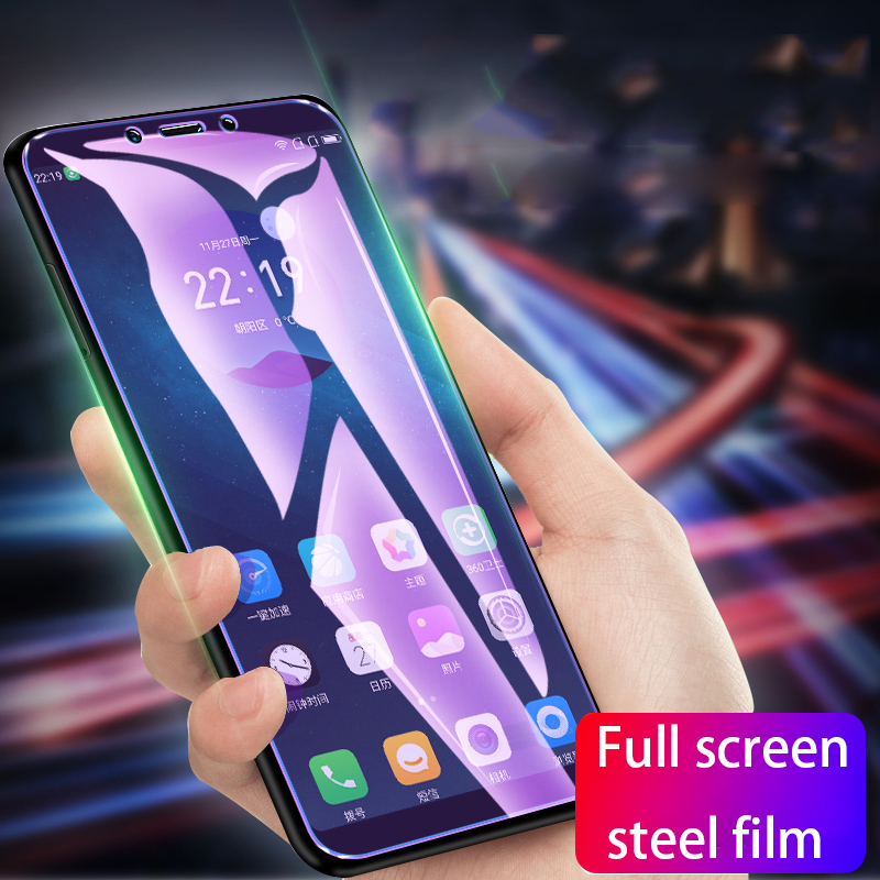 Full screen tempered glass film OPPO R11 HD r11 explosion-proof film oppor11 blue protective film PPo