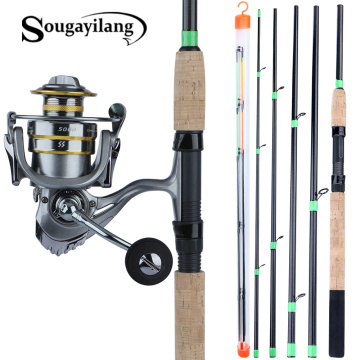 Sougayilang 3M M H L Power Carp Fishing Rod Spinning Fishing Feeder Rod and 13+1BB Carp Fishing Reels Rod Fishing Combo