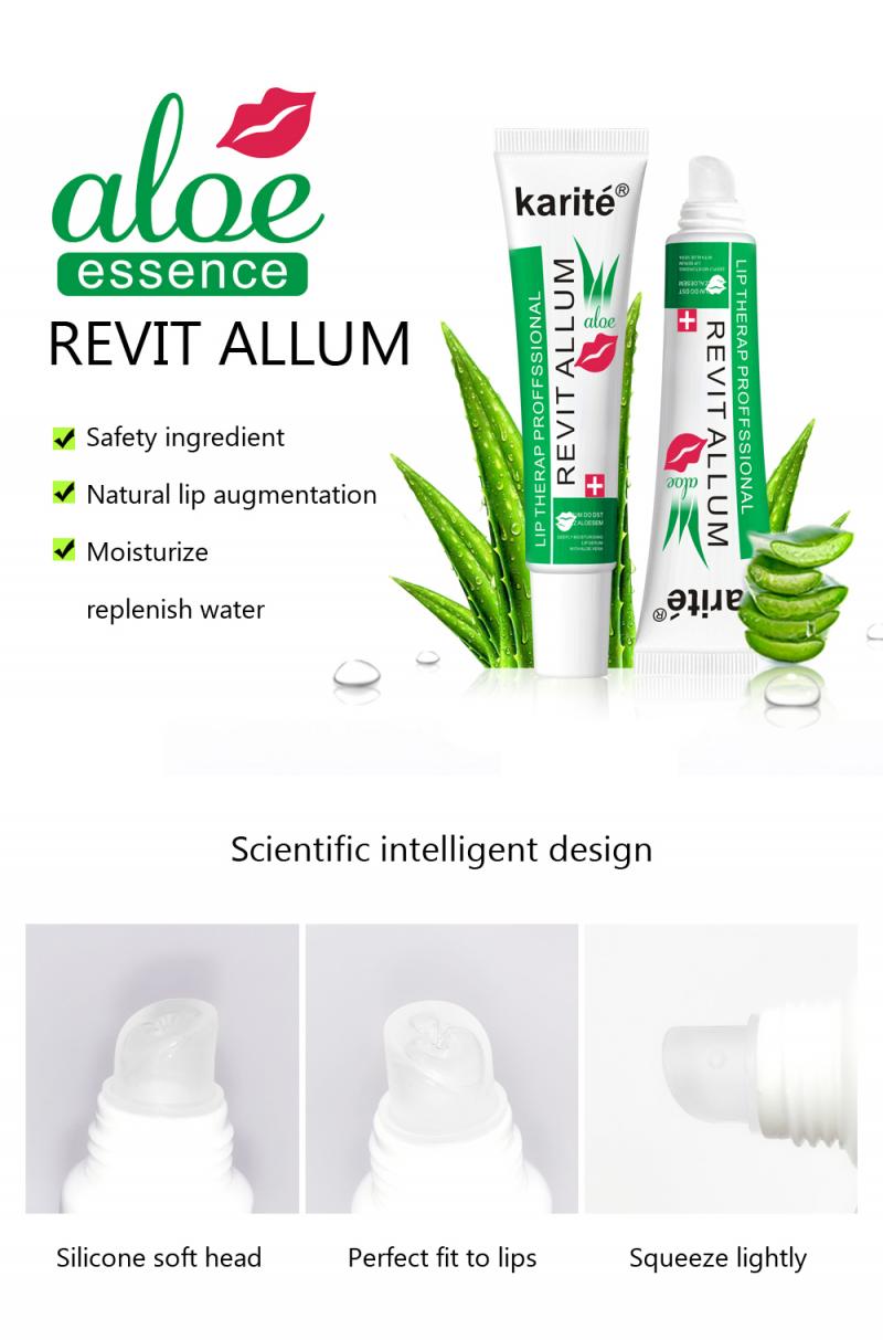 Aloe Vera Lip Enlargement Big Mouth Elastic Jelly Lip Moisturizing Lip Oil Transparent Lip Glaze Lip Gloss Lip Enhancer TSLM1