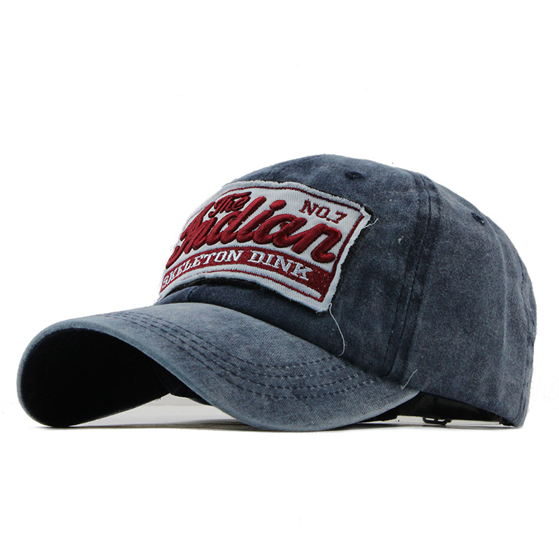 [FLB] Washed Denim Women Baseball Cap Dad Brand Bone Hats For Men Hip hop Gorras Fashion embroidery Vintage Hat Caps 2018 F113