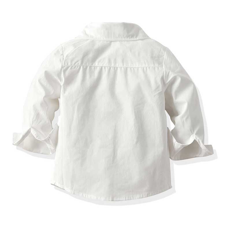 Boys Suits Kids Formal Gentleman Dress Kids White Bowtie Shirt Overalls 3Pcs Sets Children Clothing Wedding Party Clothes