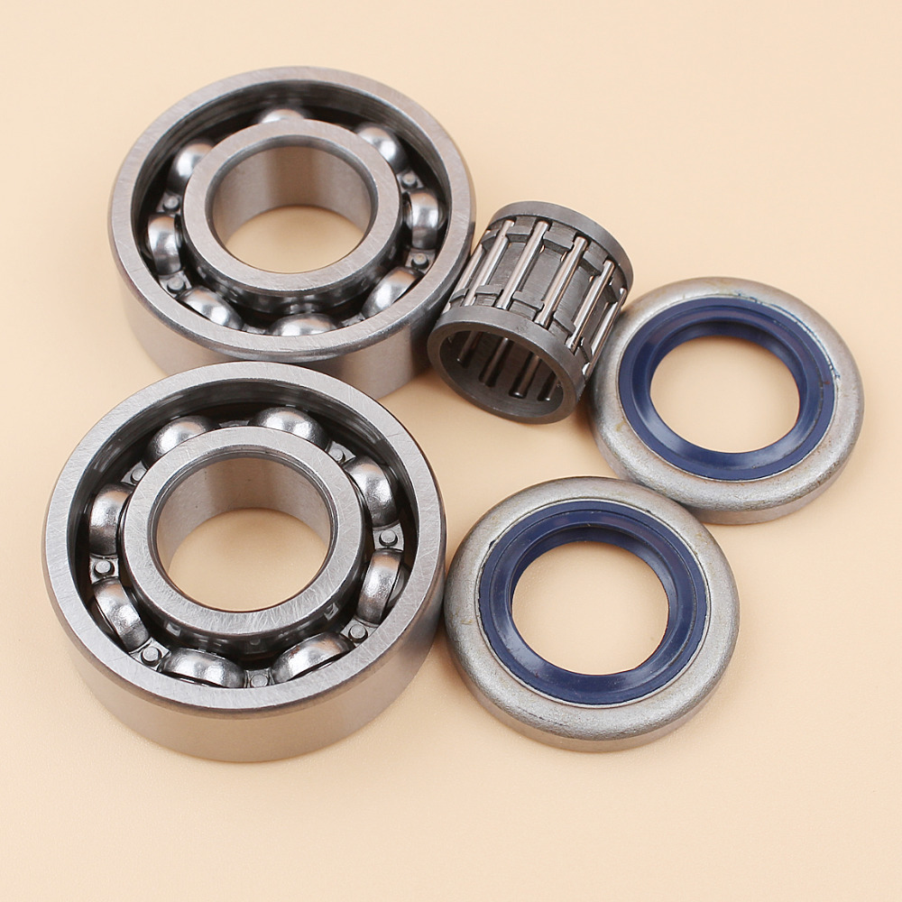 Crankshaft Crank Bearing Oil Seal Kit Fit Husqvarna 359 357 XP 357XP Chainsaw Engine Spare Parts