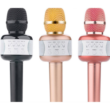 Professional Bluetooth Wireless Microphone Speaker E106 Family Mini Karaoke Player Singing Recorder KTV Microphone