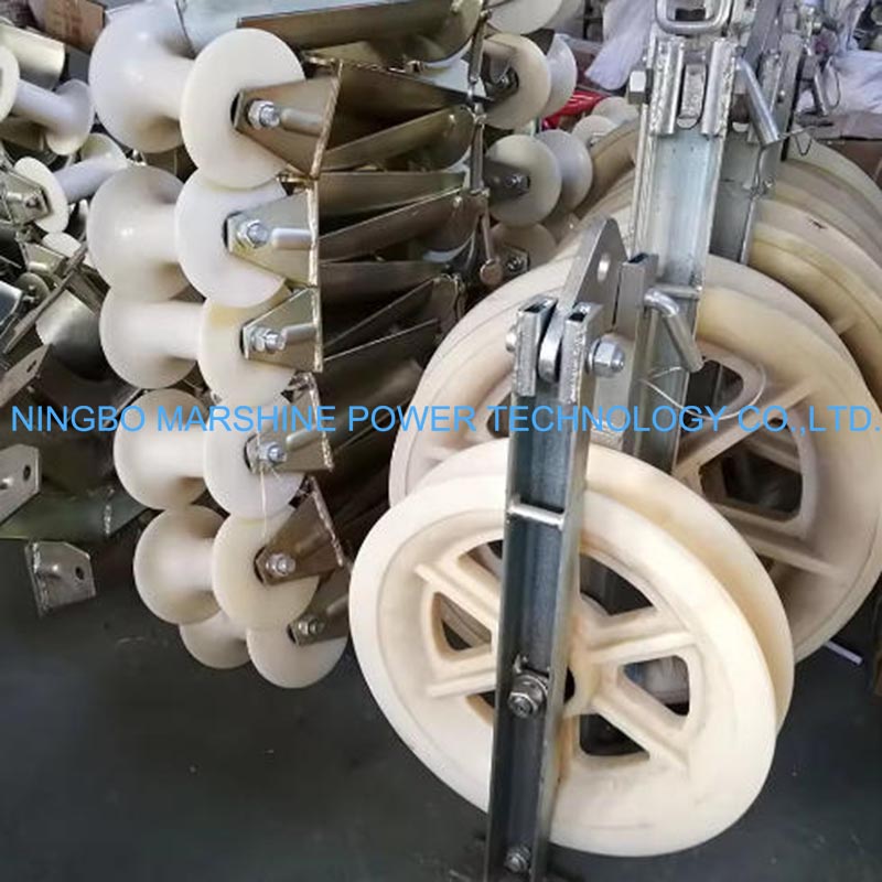 Large Diameter Single Helicoptre Stringing Block