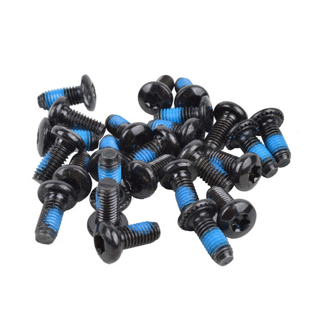 12pcs Stainless Steel T25 Cycle Bicycle Brake Disc Bolts Screw Bike Brake Rotor Bolts Mtb Cycling Screws Bicycle Accessories