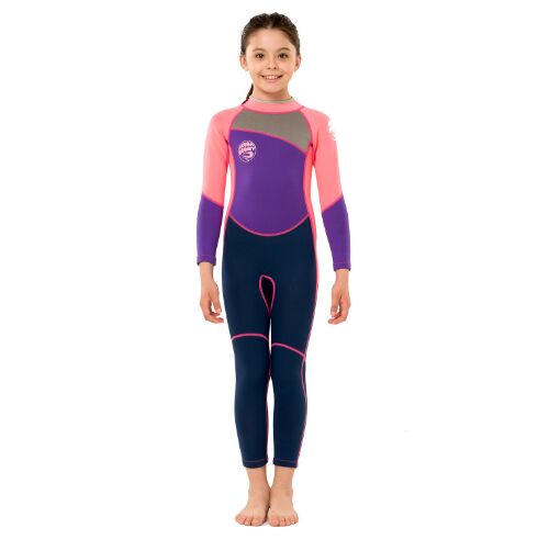 HISEA Neoprene wetsuit for kids diving suits children swimwears long sleeves surfing one piece snorkeling rashguard wetsuit